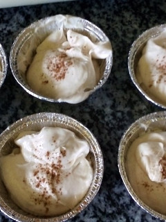 Una foto de Mousse plátano fácil