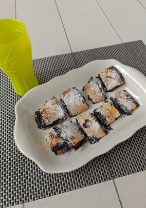Tortilla kakaós csiga recept fotója