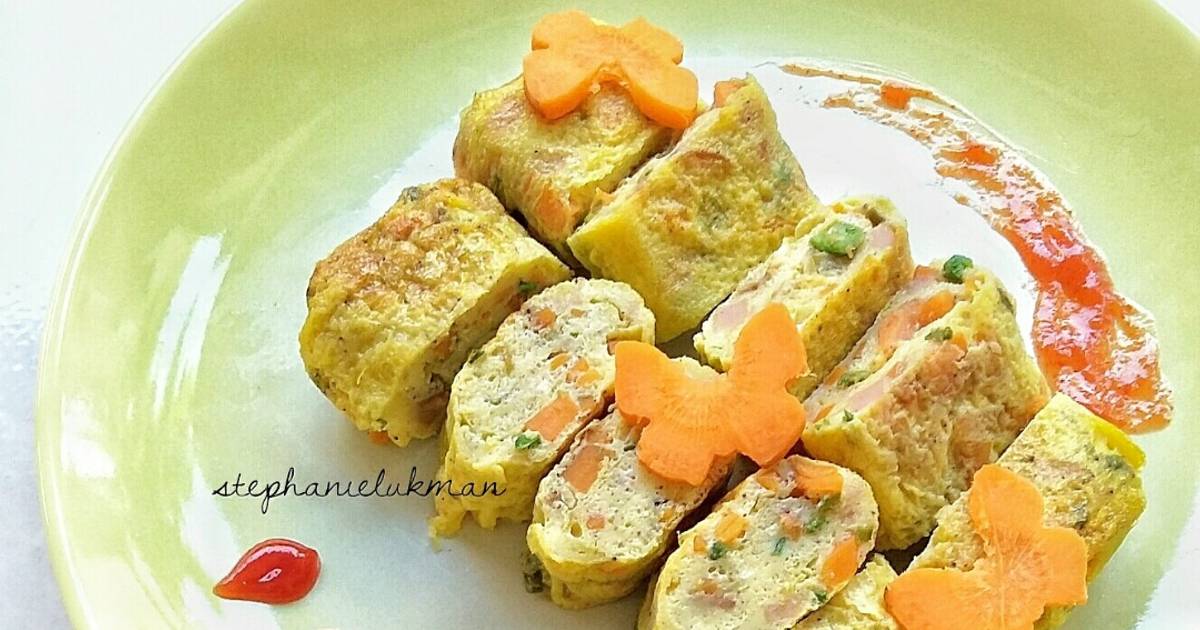 Resep Tamagoyaki Telur Dadar Ala Jepang Japanese Style Omelette Oleh Stephanielukman Cookpad