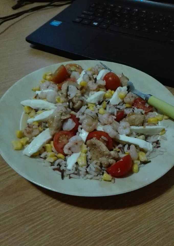 Una foto de Ensalada de arroz
