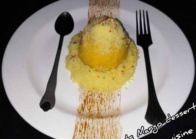 Simple Way to Make Favorite 2 ingredients Mango dessert ball