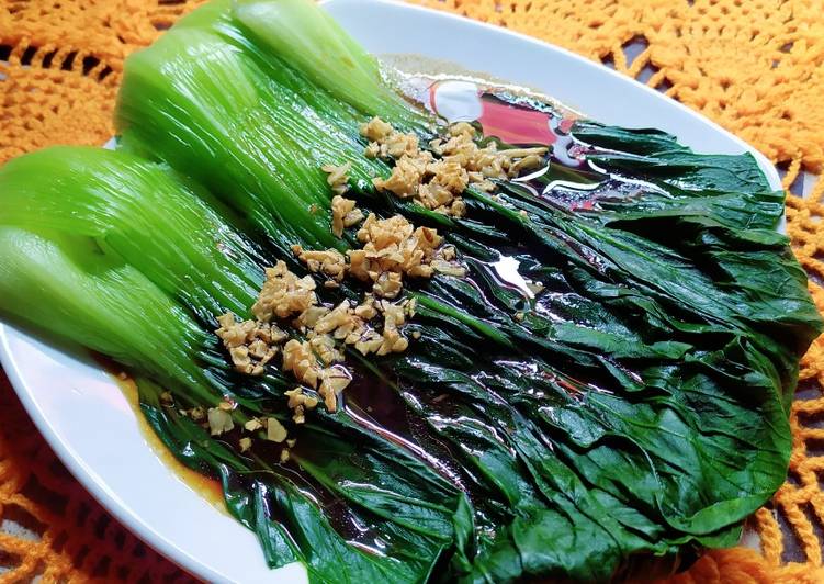 Pakcoy cah bawang putih