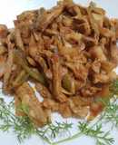 Bistec de cerdo aumentado
