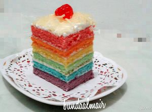 Foto resep Rainbow Cake Panggang Ny.Liem