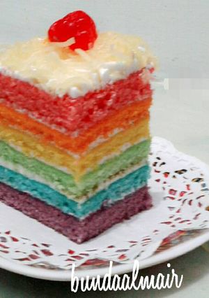 Foto resep Rainbow Cake Panggang Ny.Liem