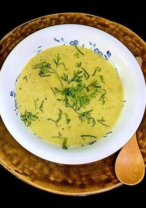 Hình của món Soup cốm.