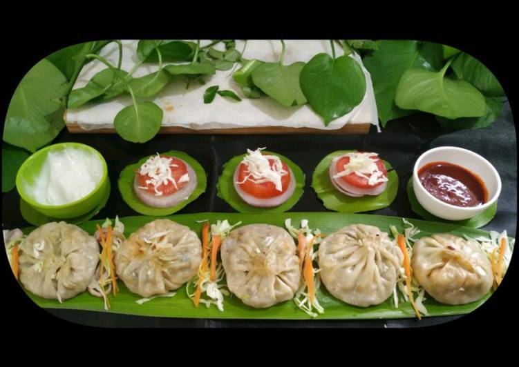 Recipe of Homemade Veg Cheese Corn Momos