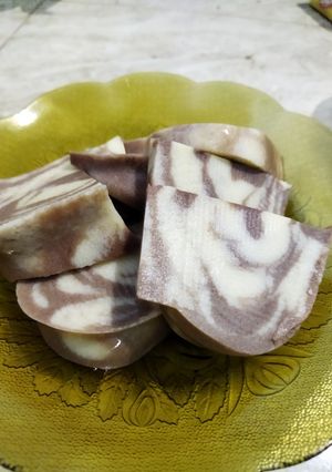 Foto resep Puding Roti tawar marble