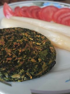Una foto de Hamburguesa de espinacas
