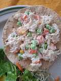 Ensalada de pollo con verduras