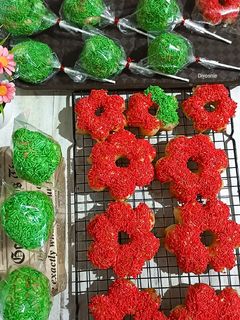 Foto resep Donat Kentang Bentuk Bunga & Lolipop #227