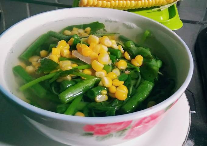 Standar Resep bikin Sayur Bening Jagung Manis  nikmat
