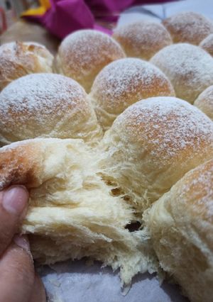 Foto resep Japanese Milky soft bread (roti sobek ala Jepang) tanpa mixer