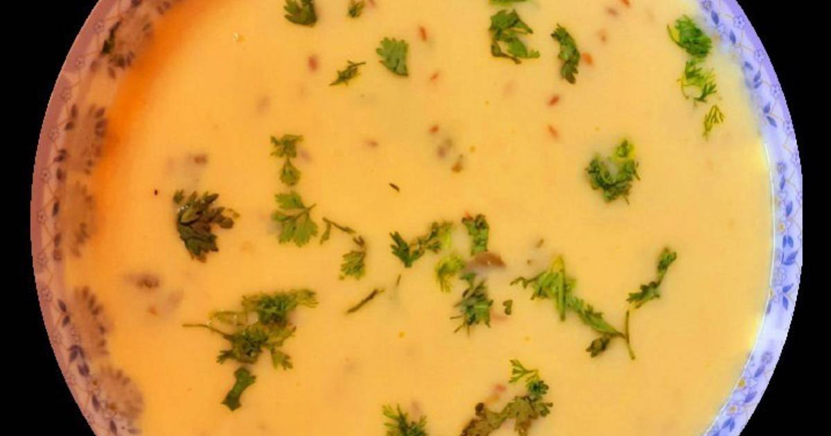 Buttermilk Kadhi Recipe by Vedangi Kokate Cookpad