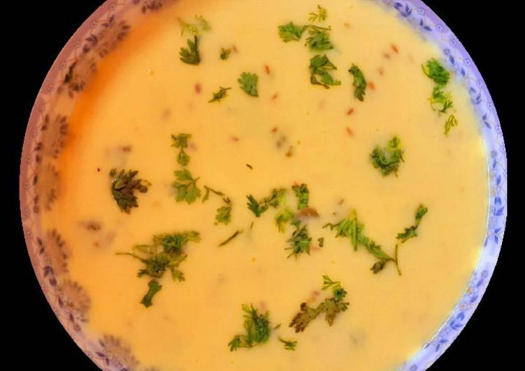 Step-by-Step Guide to Prepare Quick Buttermilk Kadhi