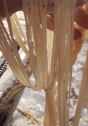 Una foto de ¡Fideos spaghetti!