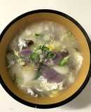 Canh bánh gạo hàn quốc