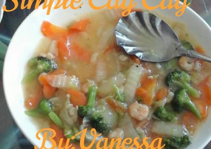 Resep Simple Cap Cay, Enak