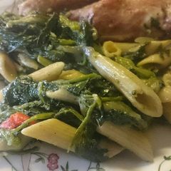 A picture of Spinach Pasta.