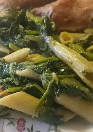 A picture of Spinach Pasta.