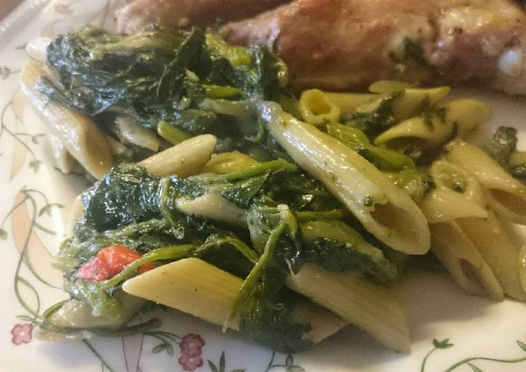 How to Prepare Quick Spinach Pasta