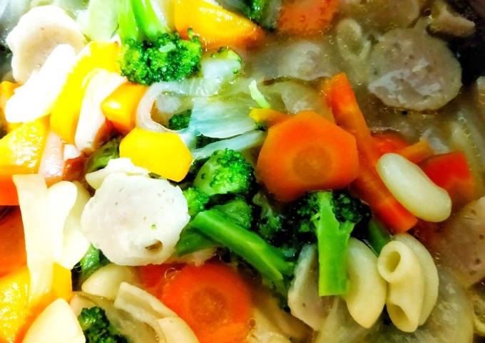 Resep Sup Makaroni Sayur Mpasi 12 Oleh Dapur Mommisha Cookpad