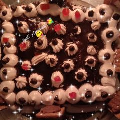 Eggless chocolate Biscuit cake 🎂 A picture of Eggless chocolate Biscuit cake 🎂.