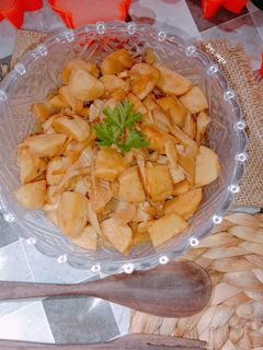 Foto resep Tumis Jamur Baso Teh Buah Naga