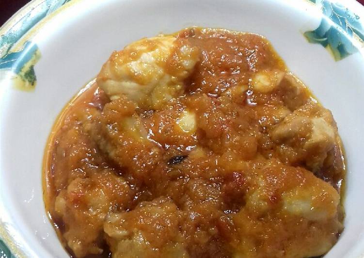 Recipe of Award-winning Boneless Chicken Manchurian Curry 👌