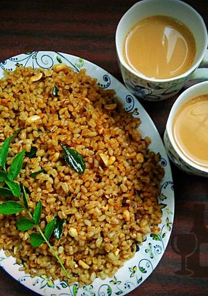 A picture of Whole wheat chewra.