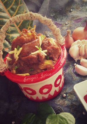 A picture of Pakistani Traditional Balti Gosht /Balti Muttun Recipe♥.