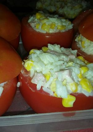 Una foto de Tomates rellenos