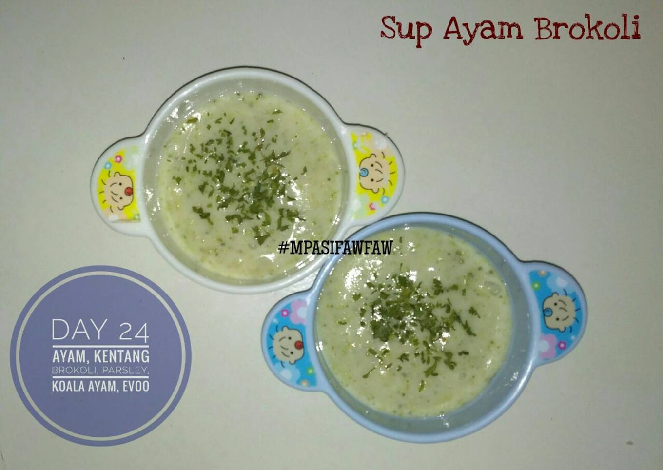Sup Ayam Brokoli (MPASI 6bln)