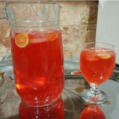 A picture of Roohafza drink😋🍹.