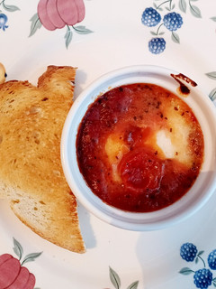 Paradicsomszószban sült mozzarella recept fotója