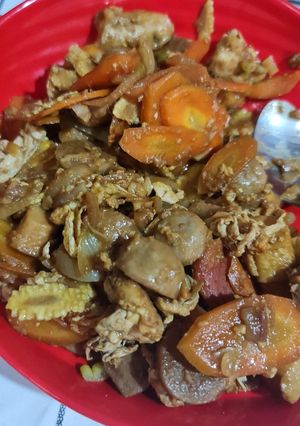 Foto resep Capcay goreng seperti lauk nasi gila