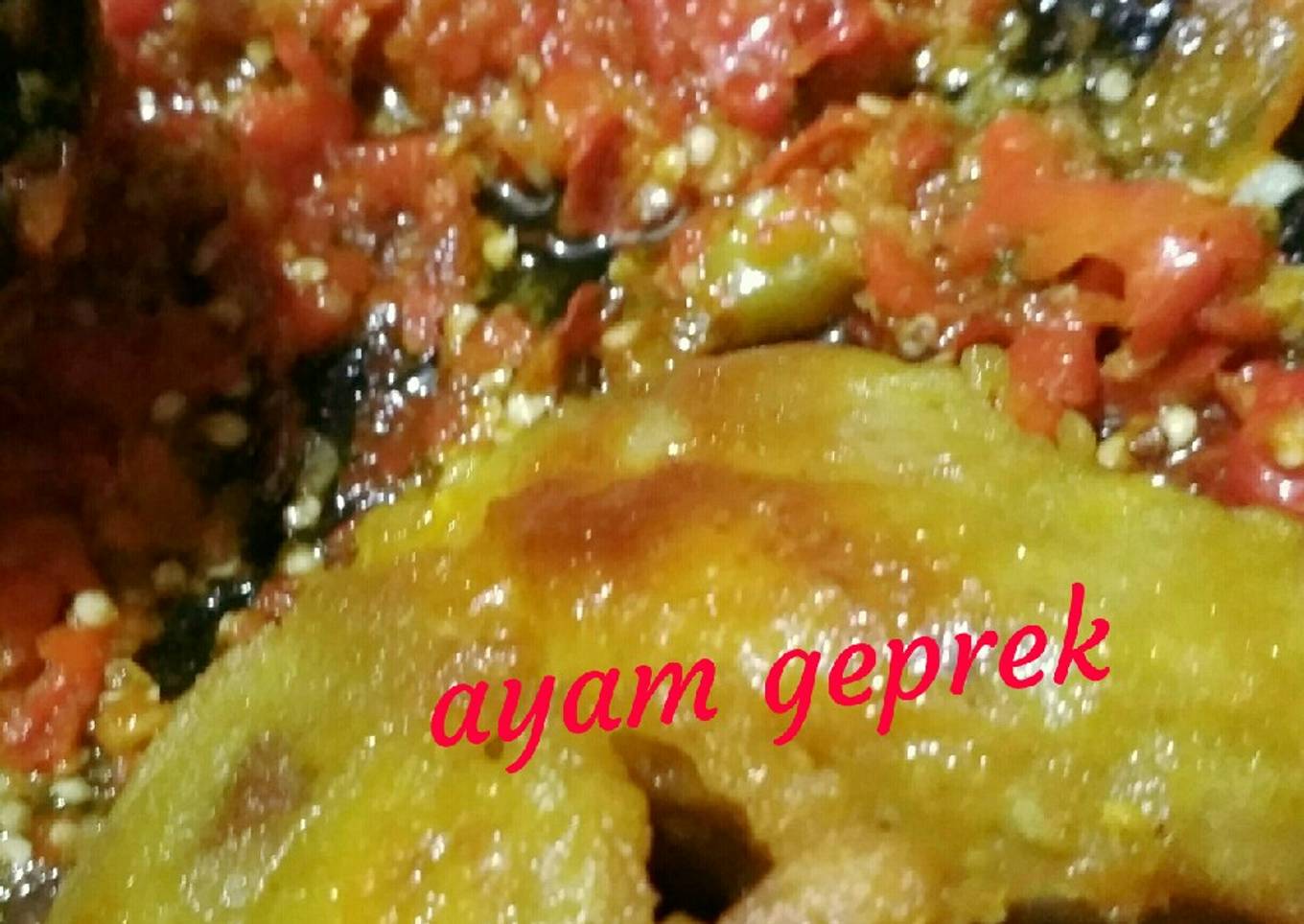 Ayam geprek