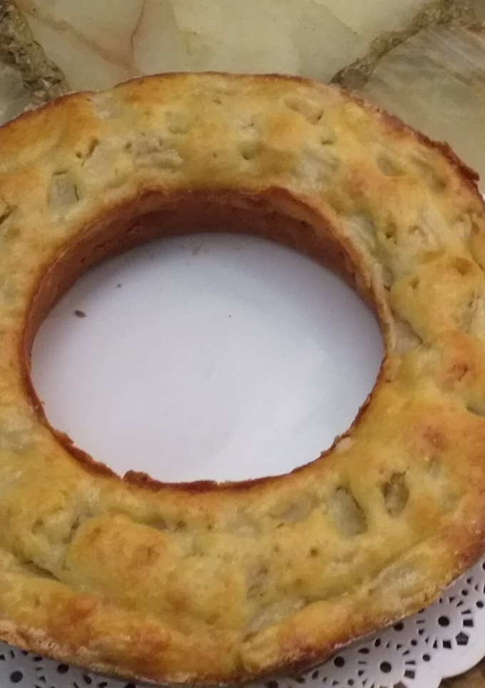 Una foto de Torta de peras en 2 pasos