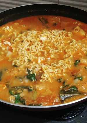 Foto resep Mie Kuah Susu Ala Tom Yam