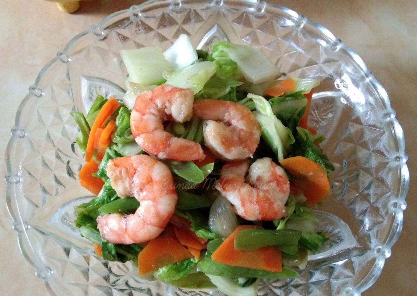 Tumis Sayuran Udang