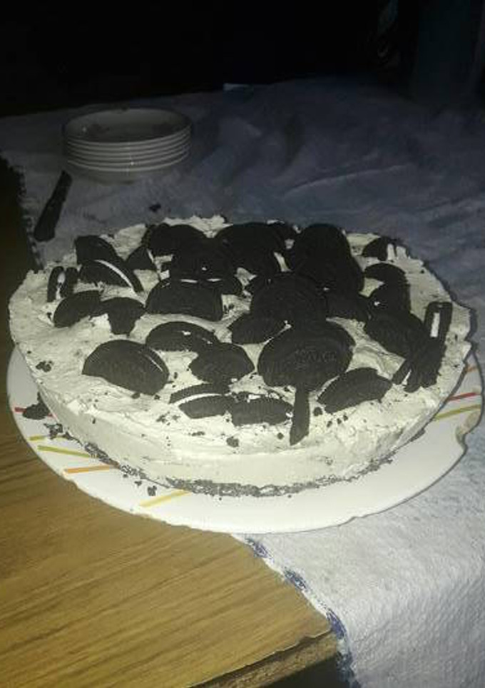 Una foto de Torta oreo sin horno
