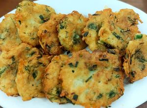 Hình của món Chả cá chay.