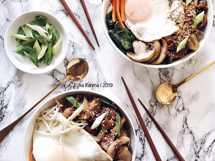 Resep Chicken Bulgogi Rice Bowl, Bisa Manjain Lidah