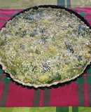Tarta de zapallitos c/salsa de champiñones :)