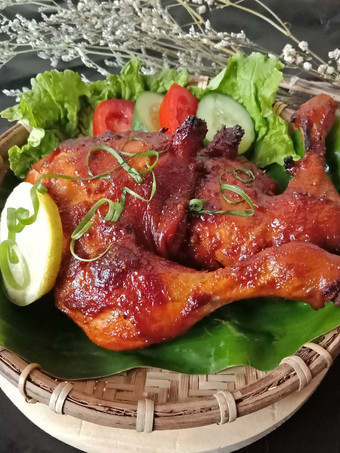 Cara Membuat Ayam panggang bumbu bacem Enak Dan Mudah