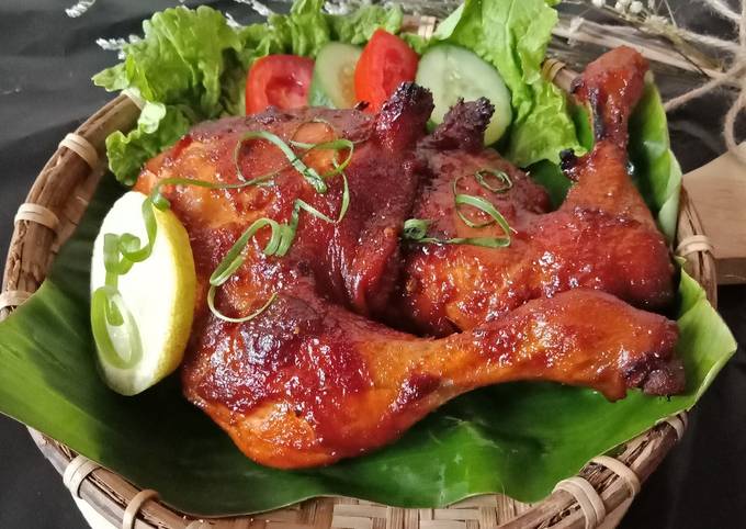 Langkah Mudah untuk Menyiapkan Ayam panggang bumbu bacem Anti Gagal