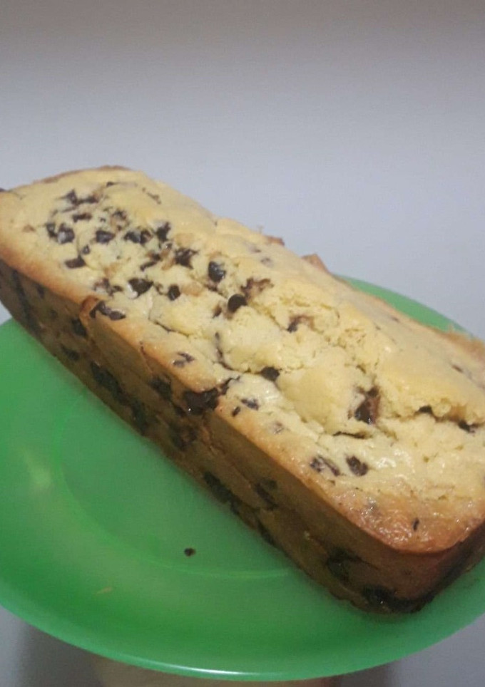 Una foto de Budín de vainilla con chispas de chocolate