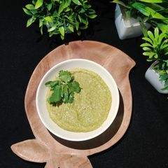 A picture of WINTER CHUTNEY with GREENS.
