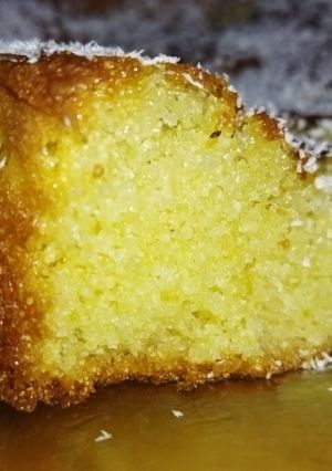 صورة لوصفة بسبوسة بذوق جوز الهند 🍯