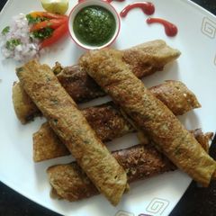 A picture of Moong Dal Chilla.